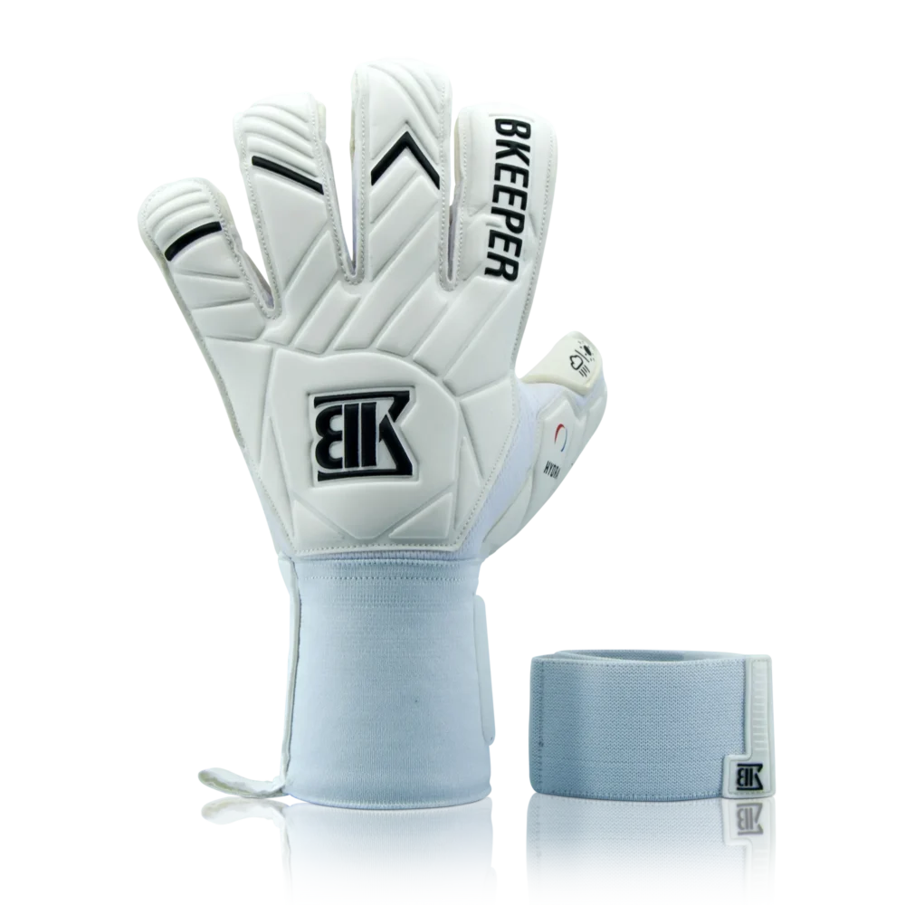 Bkeeper HYDRA White Goalkeeper Gloves (Adult)