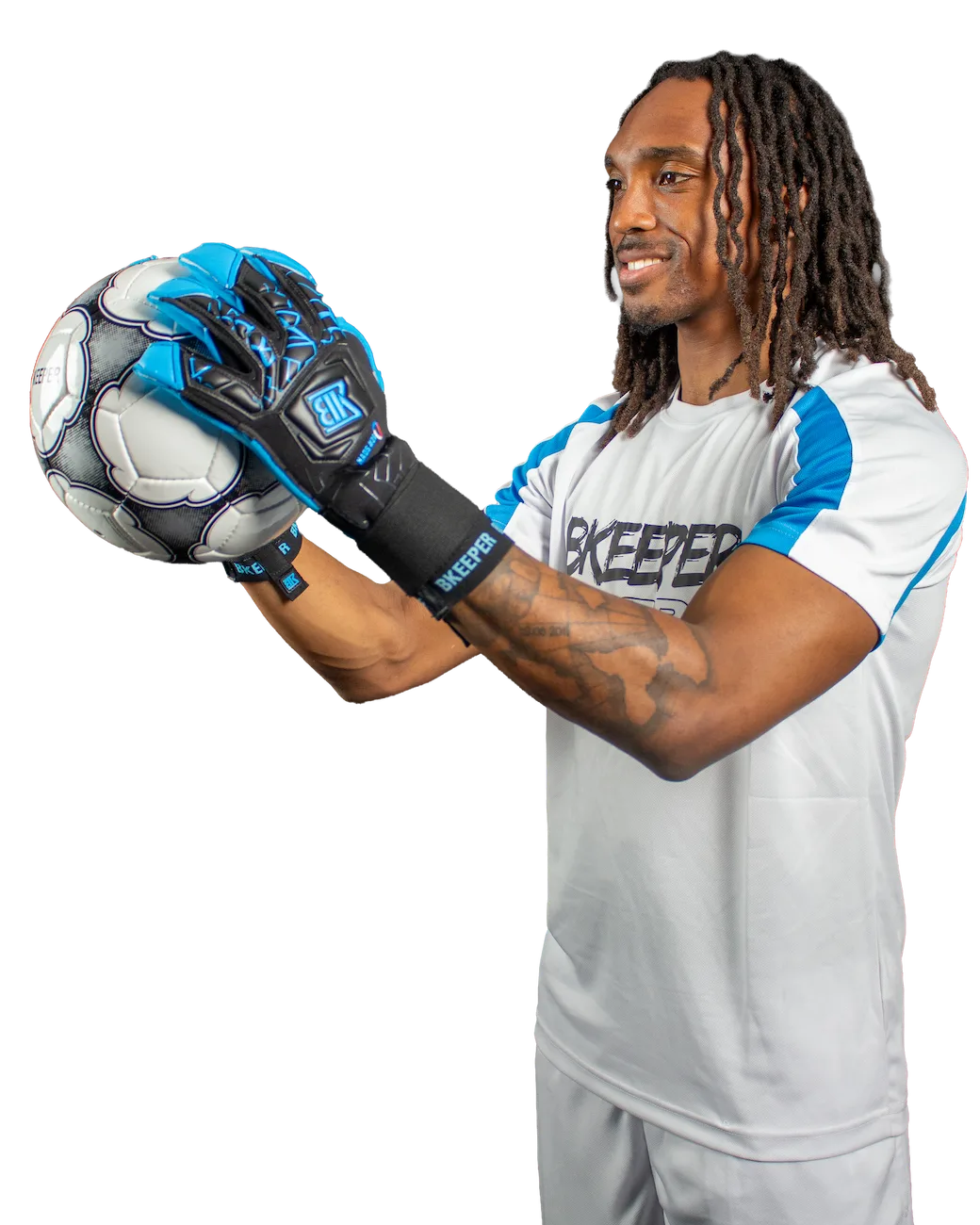Bkeeper NAOS #26 Aqua Goalkeeper Gloves (Adult)