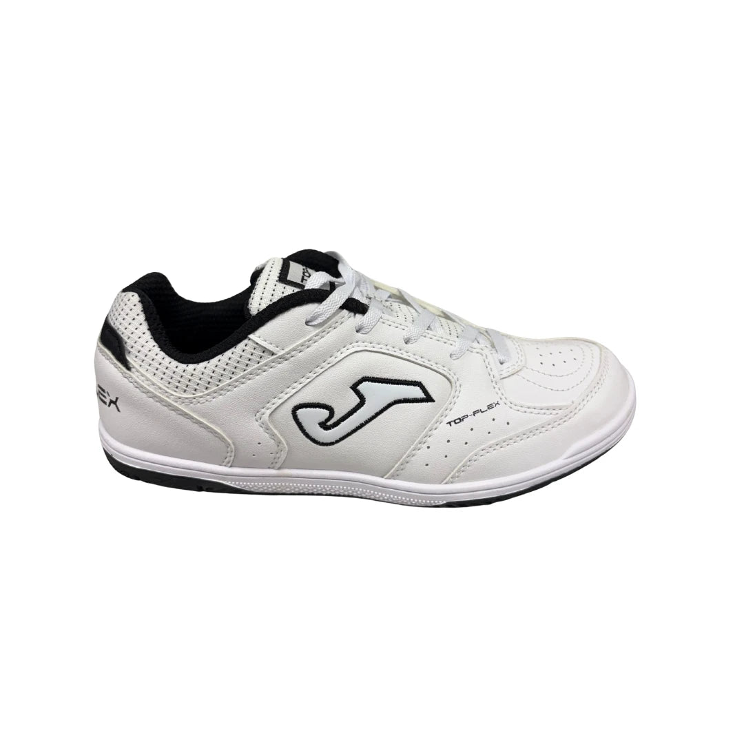 Joma Top Flex Junior Futsal Shoes - 2342 White