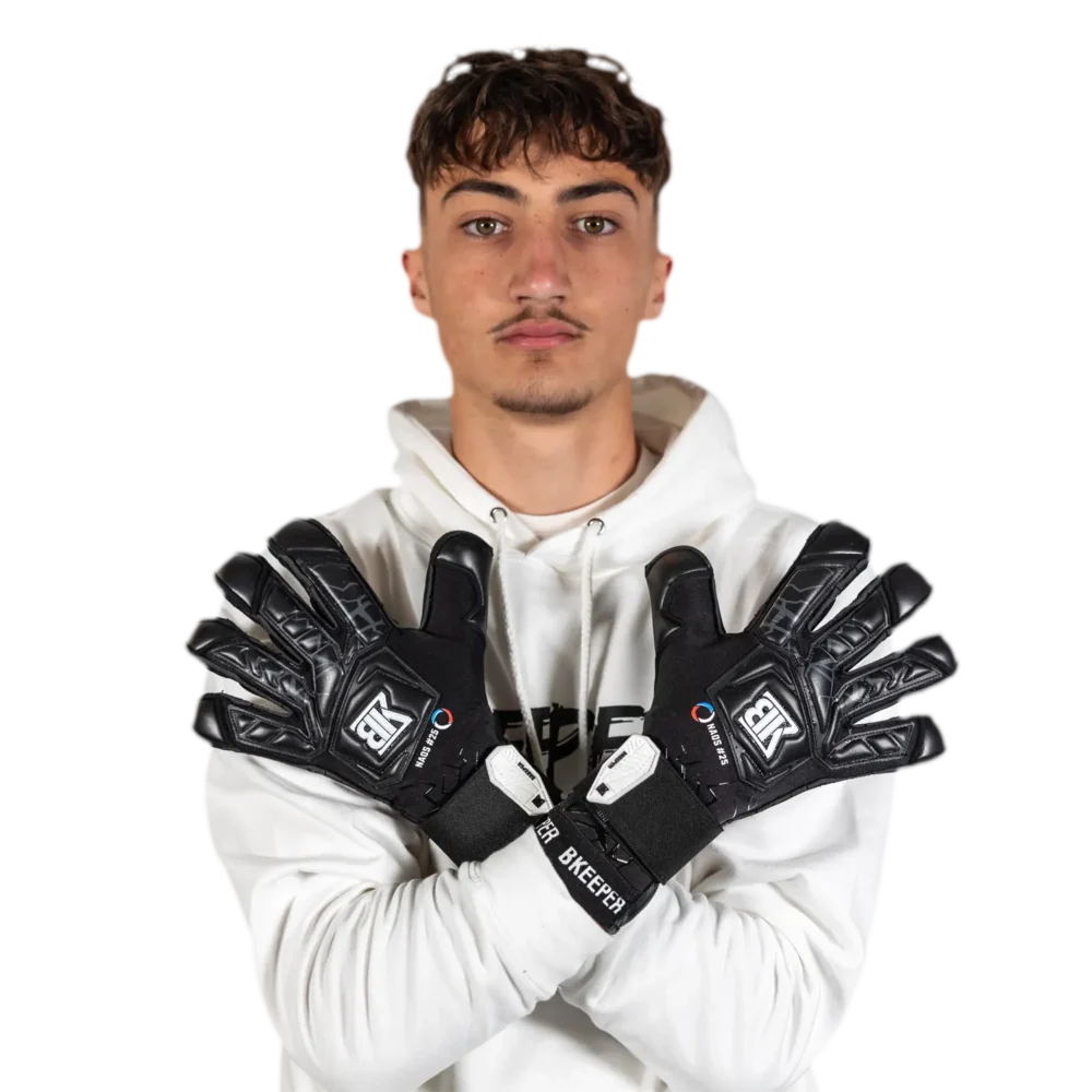 Bkeeper NAOS #25 Black Goalkeeper Gloves (Adult)