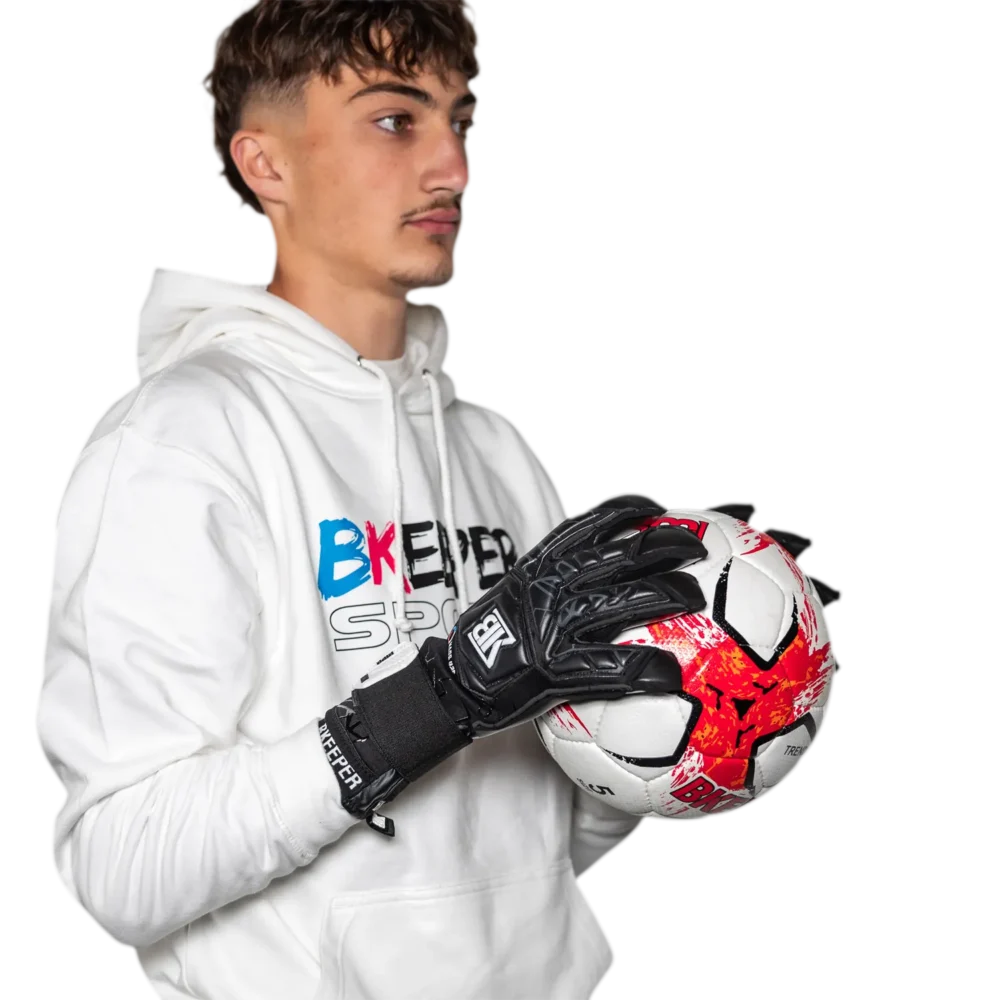 Bkeeper NAOS #25 Black Goalkeeper Gloves (Adult)