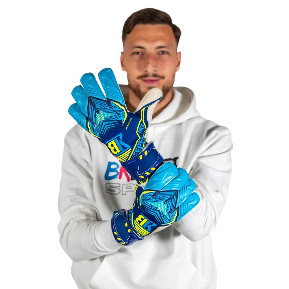 Bkeeper ANZAR #25 Blue Goalkeeper Gloves (Adult)