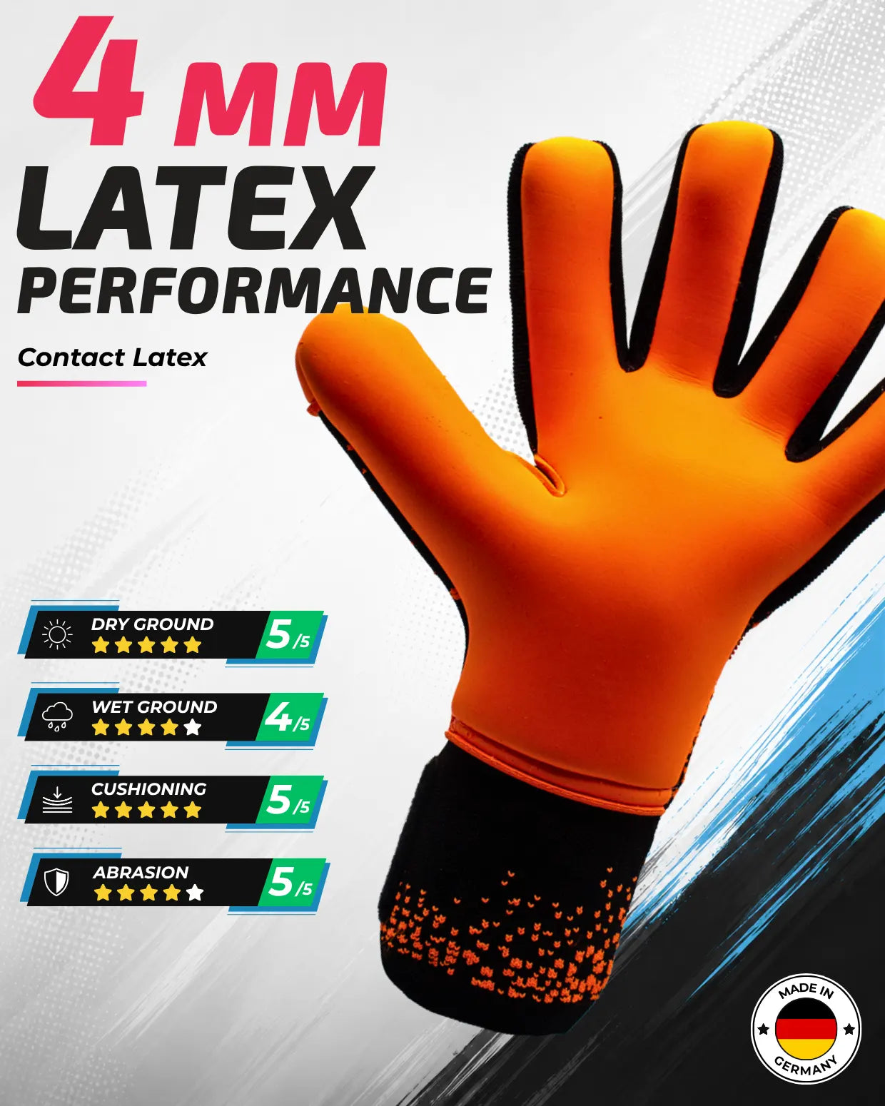 ATIK #26 Orange (BKeeper) – Goalkeeper Gloves