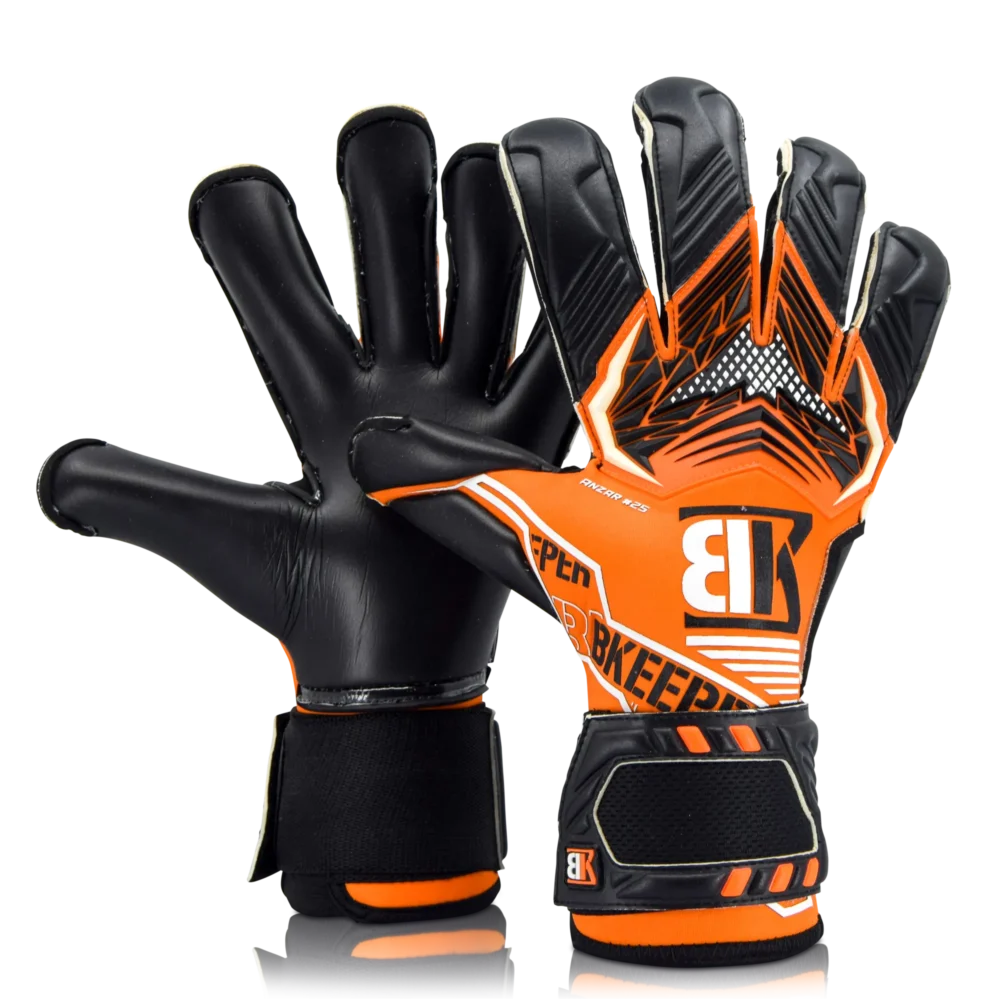 Bkeeper ANZAR #25 Orange Goalkeeper Gloves (Adult)