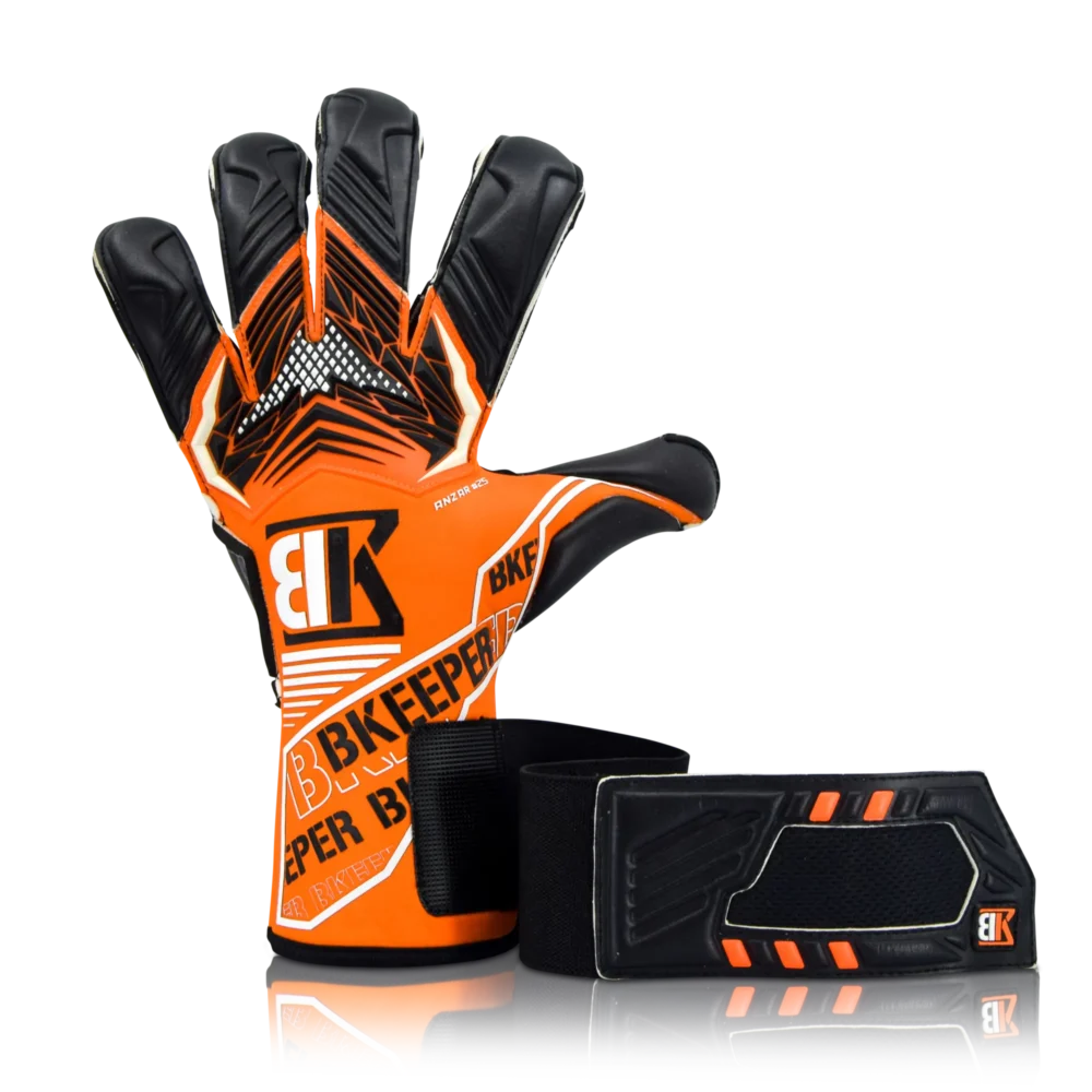Bkeeper ANZAR #25 Orange Goalkeeper Gloves (Adult)