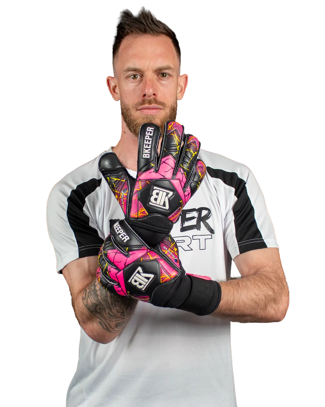 Bkeeper GALACTIC #25 Black Goalkeeper Gloves - Adult