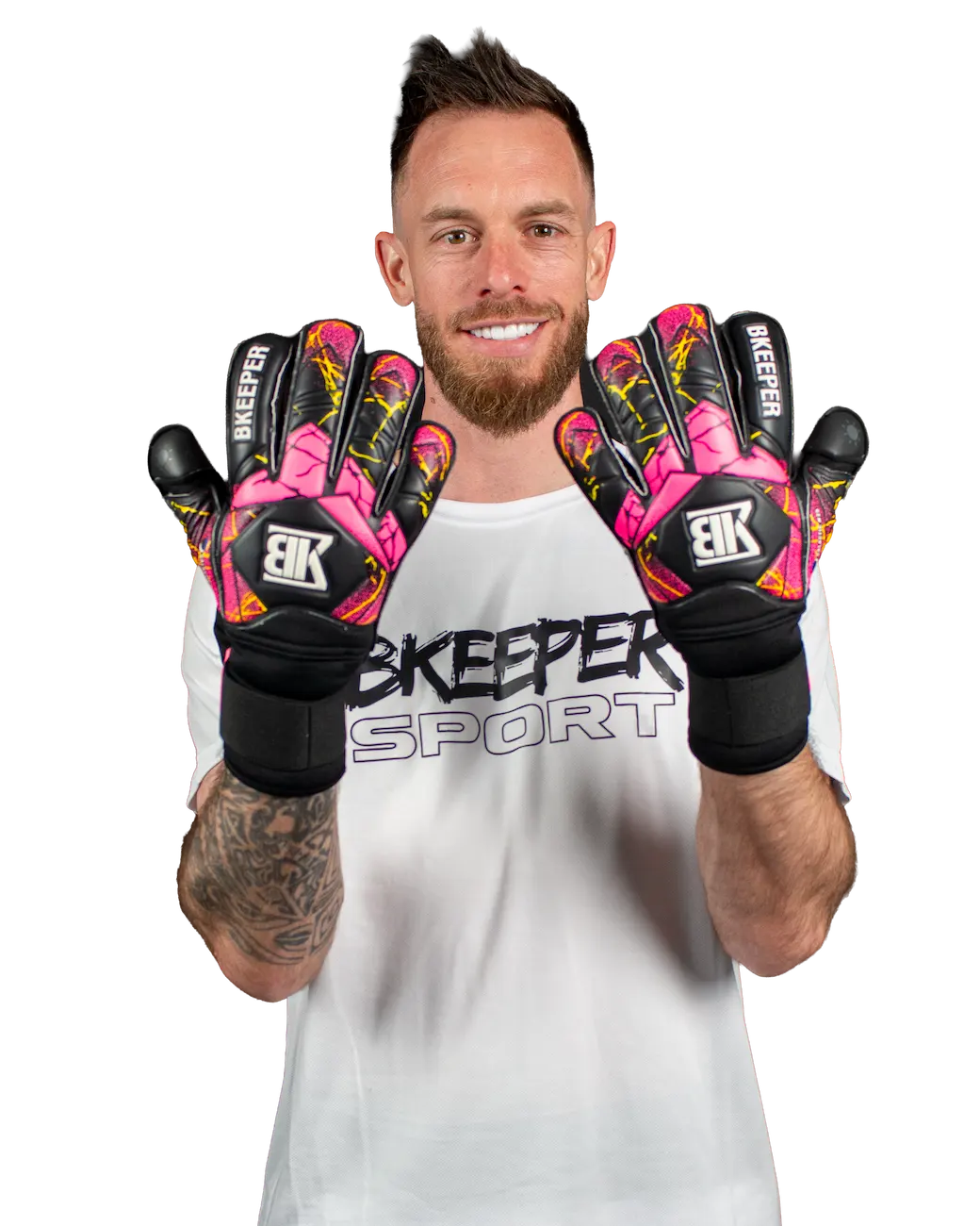 Bkeeper GALACTIC #25 Black Goalkeeper Gloves - Adult