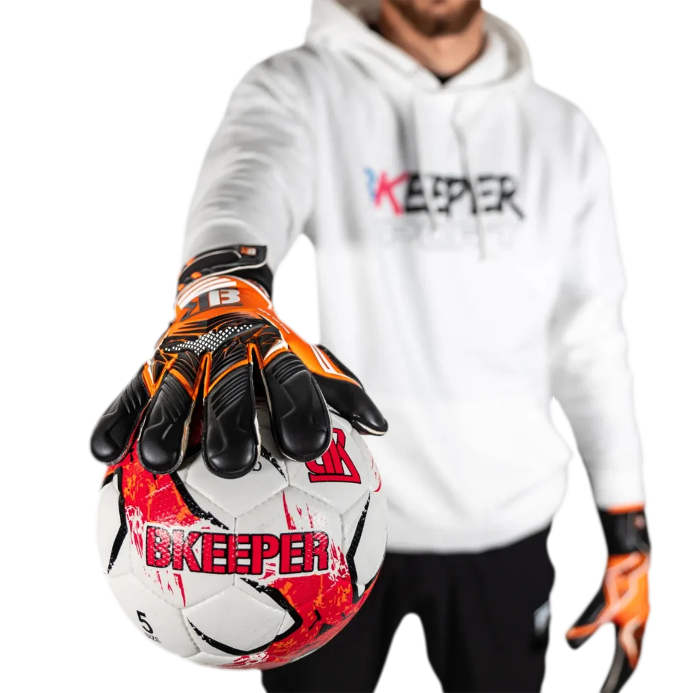 Bkeeper ANZAR #25 Orange Goalkeeper Gloves (Adult)