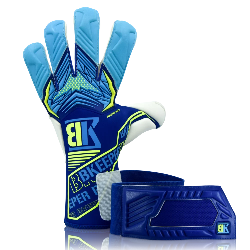Bkeeper ANZAR #25 Blue Goalkeeper Gloves (Adult)