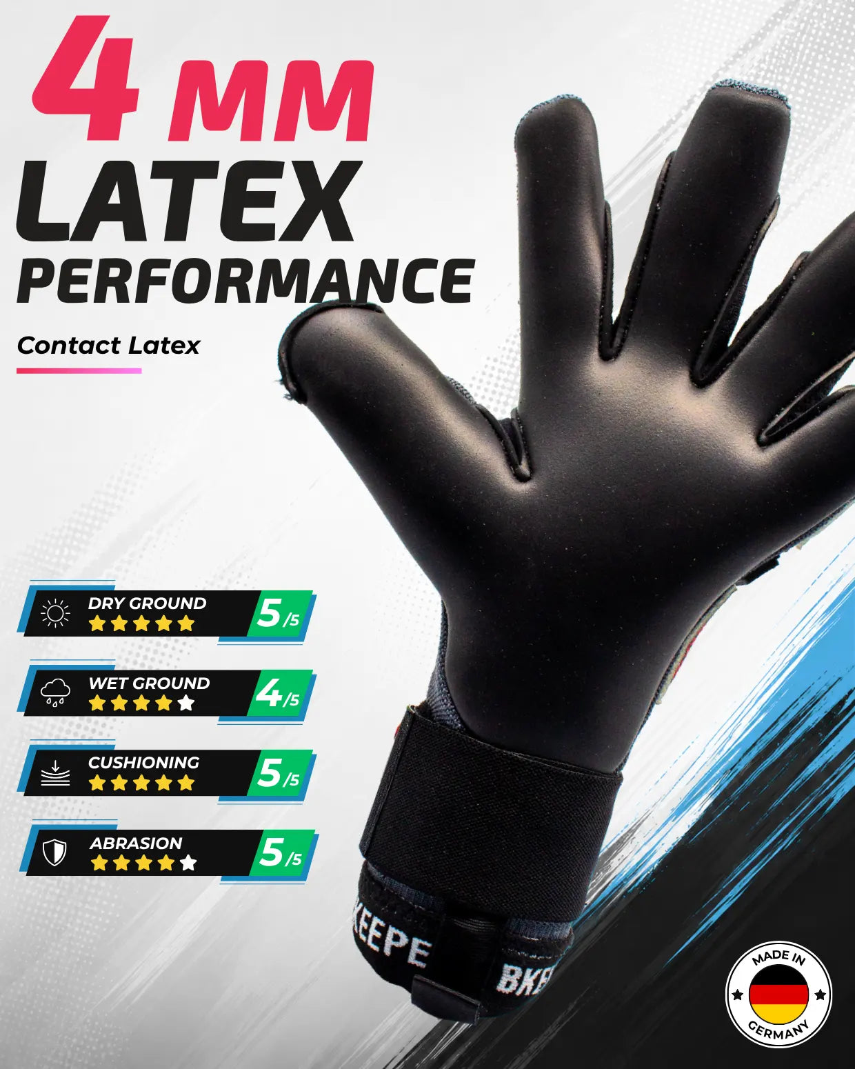BKeeper HIVE #26 Red Goalkeeper Gloves
