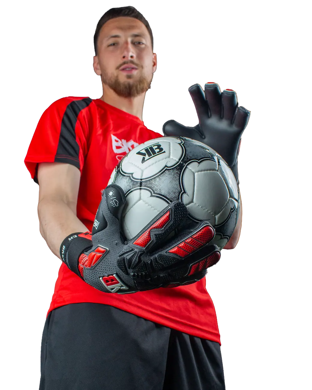 BKeeper HIVE #26 Red Goalkeeper Gloves