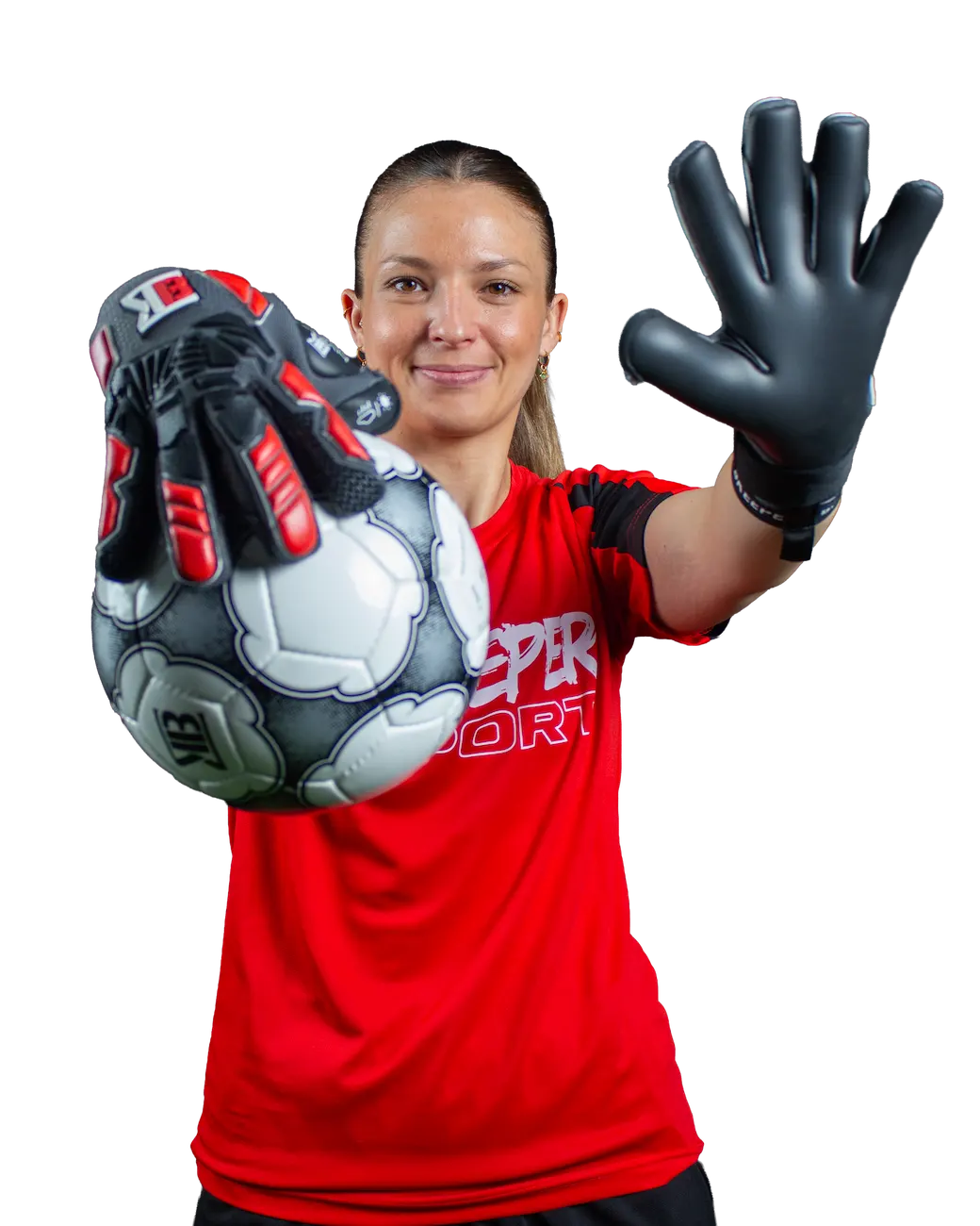 BKeeper HIVE #26 Red Goalkeeper Gloves