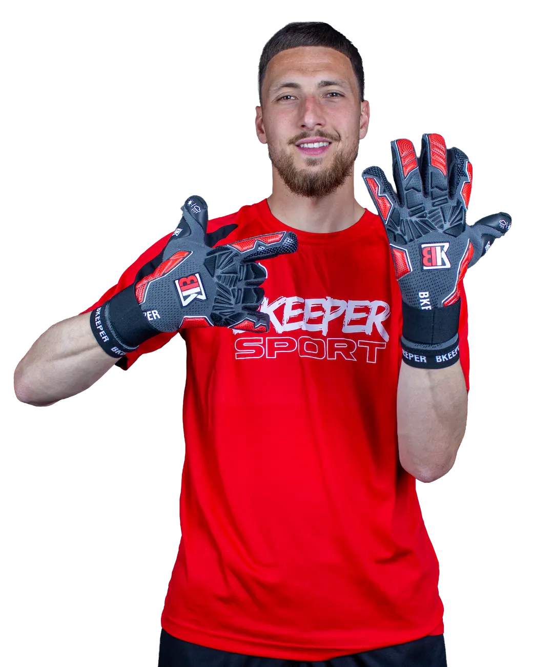 BKeeper HIVE #26 Red Goalkeeper Gloves
