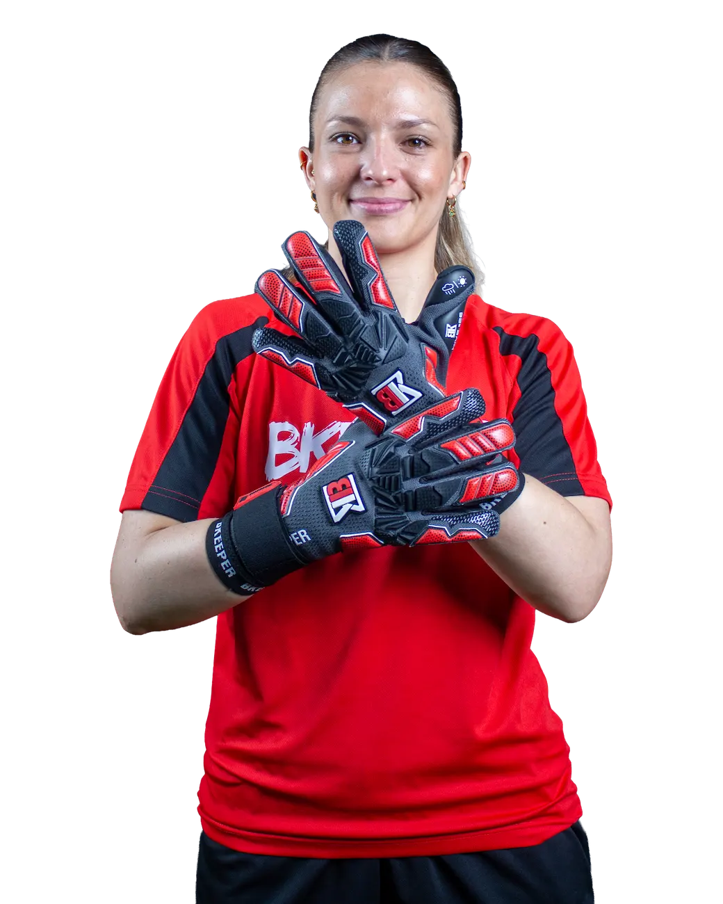 BKeeper HIVE #26 Red Goalkeeper Gloves