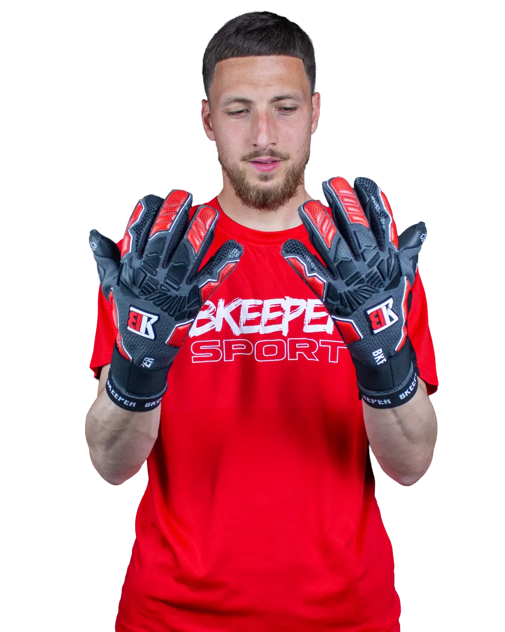 BKeeper HIVE #26 Red Goalkeeper Gloves