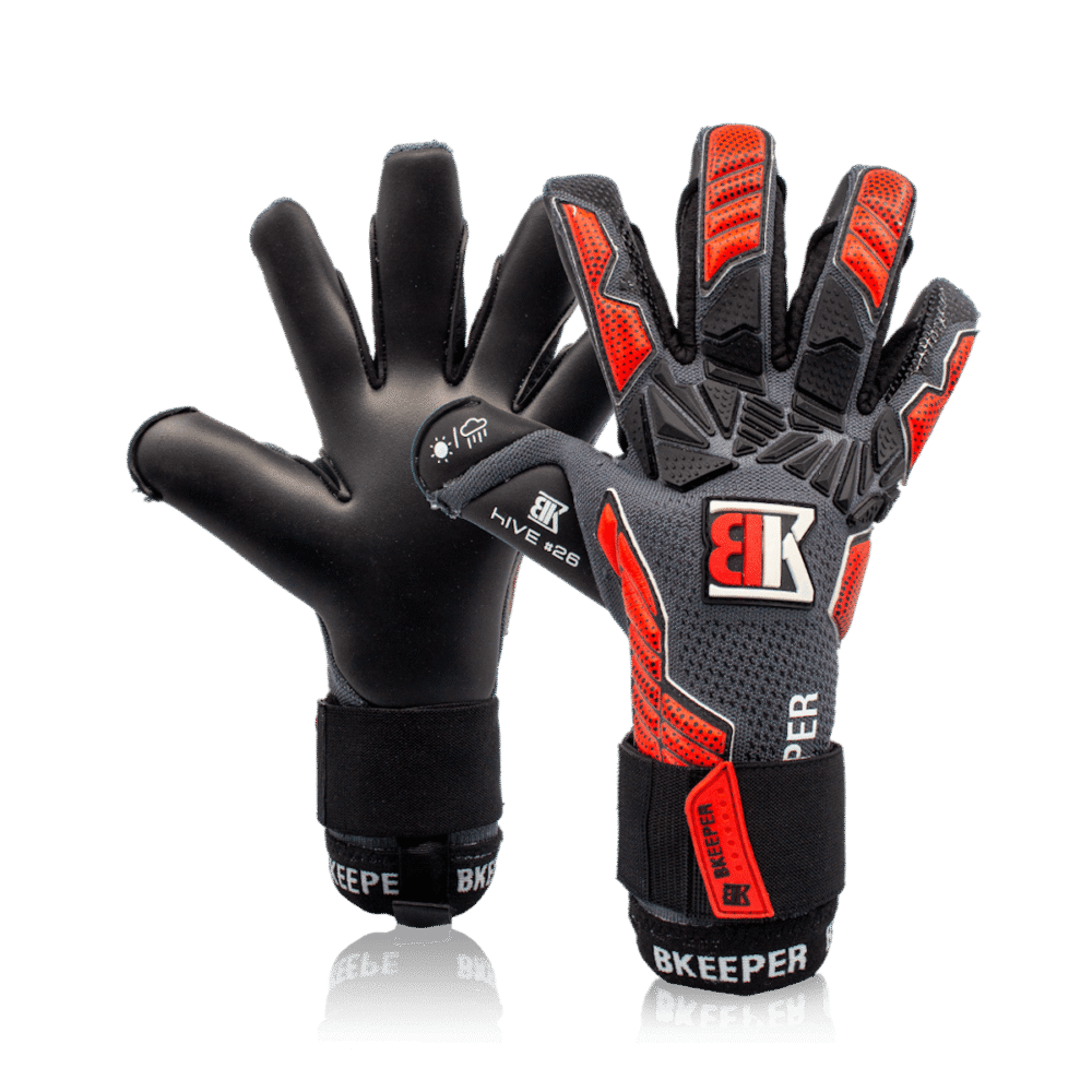 BKeeper HIVE #26 Red Goalkeeper Gloves