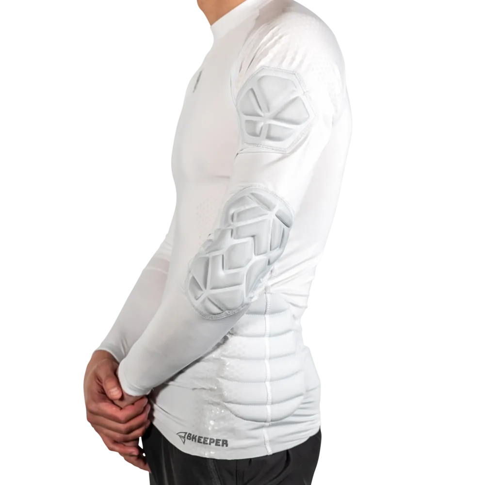 Bkeeper Reinforced Compression Base Layer (White) Technical Clothing