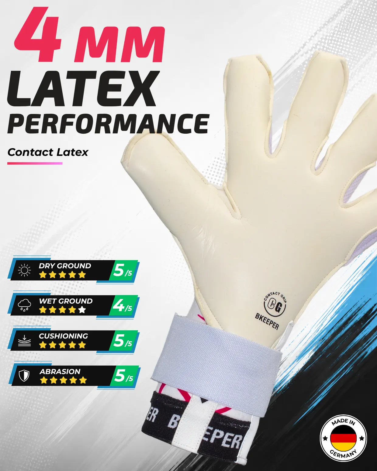 Bkeeper NAOS #26 Pink Goalkeeper Gloves (Adult)