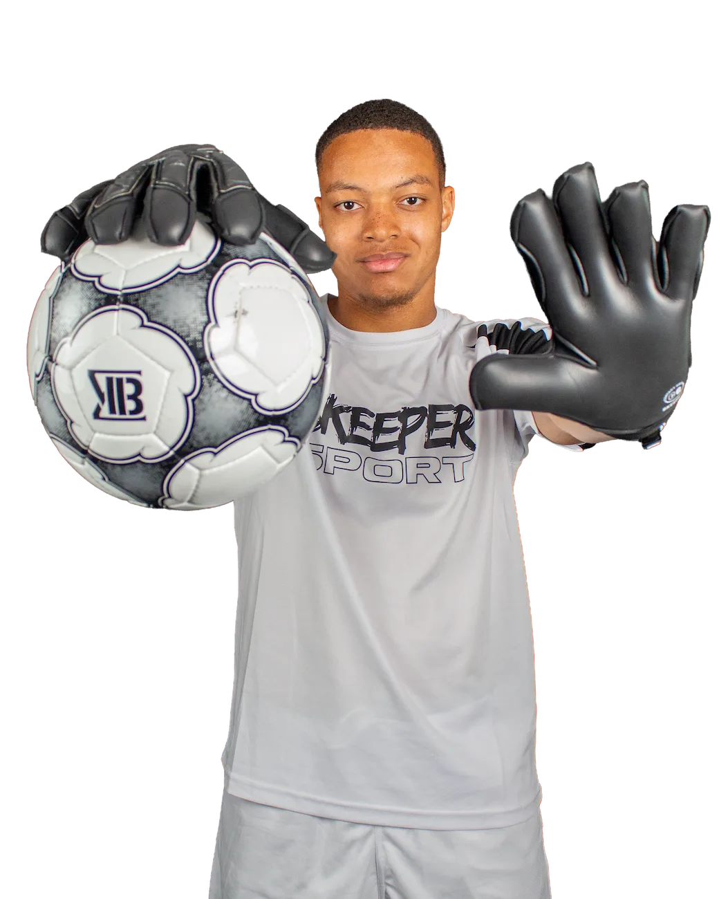 Bkeeper NAOS #25 Black Goalkeeper Gloves (Adult)