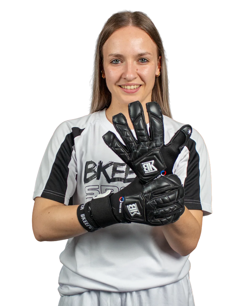 Bkeeper NAOS #25 Black Goalkeeper Gloves (Adult)