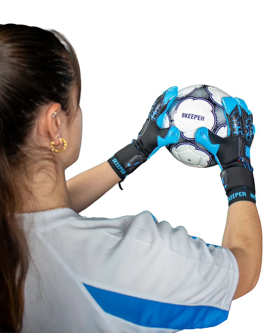 Bkeeper NAOS #26 Aqua Goalkeeper Gloves (Adult)
