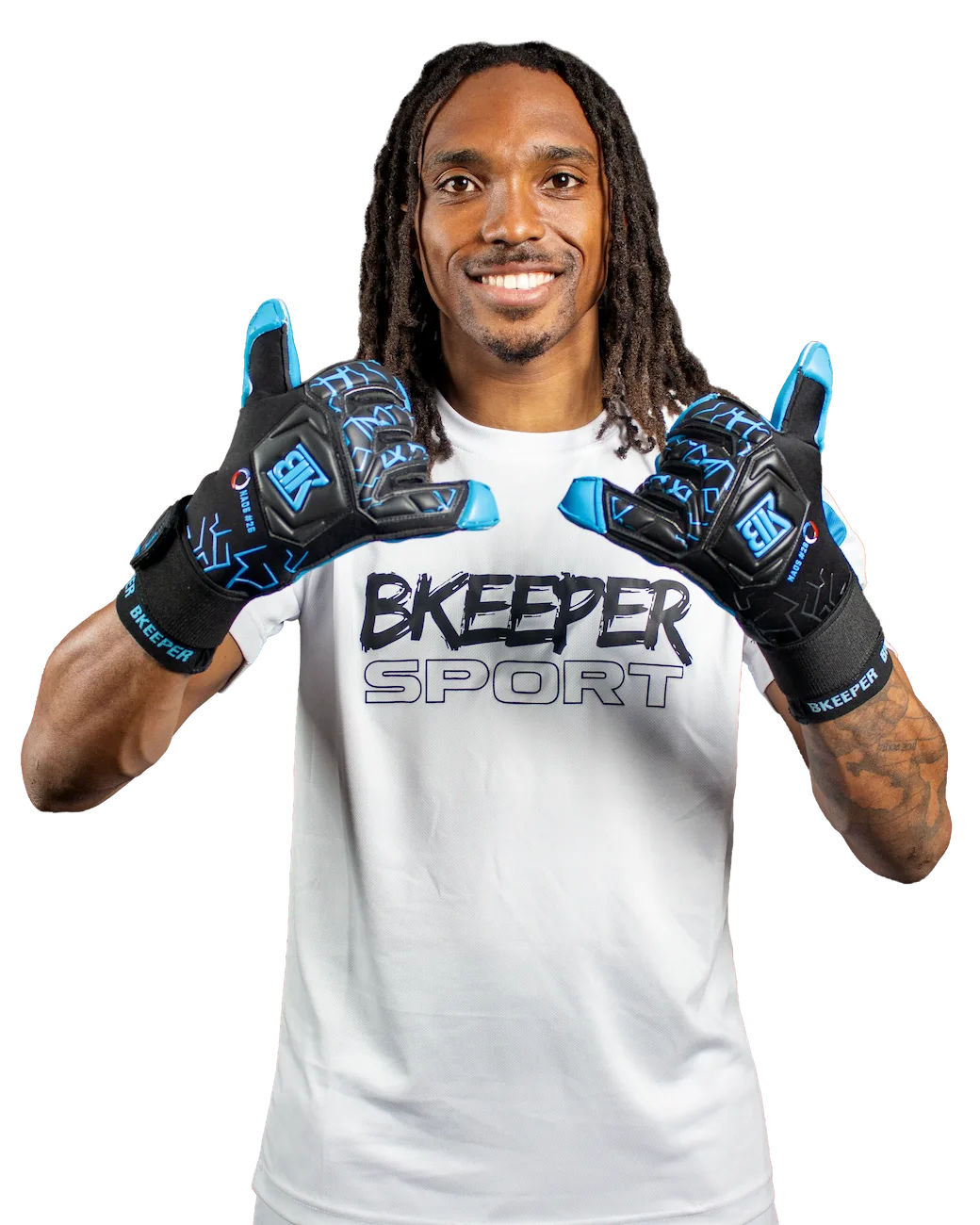 Bkeeper NAOS #26 Aqua Goalkeeper Gloves (Adult)