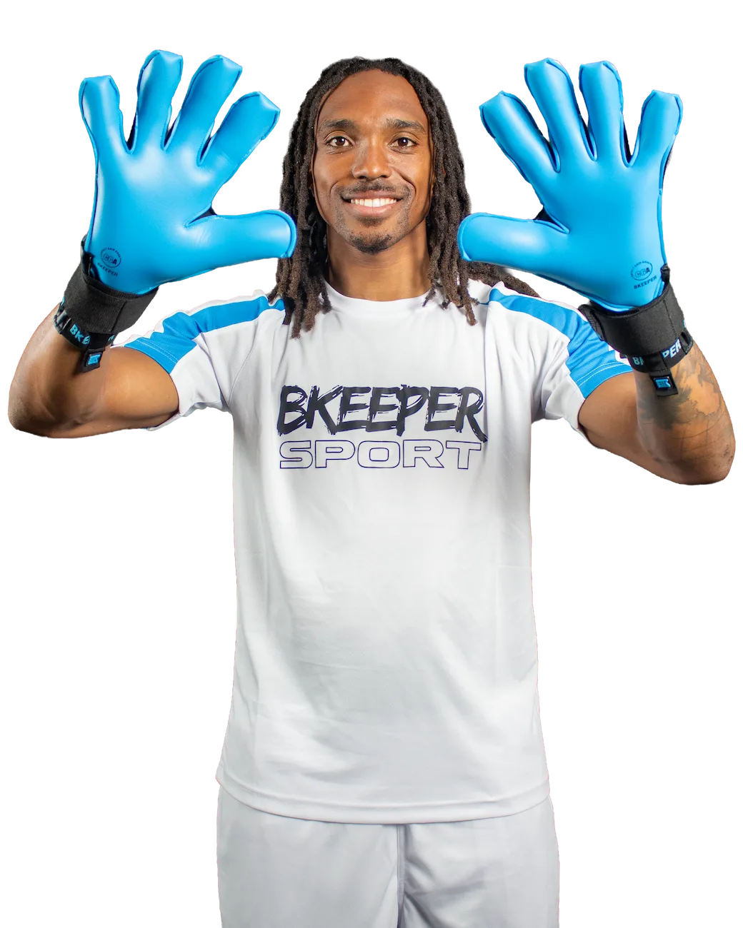 Bkeeper NAOS #26 Aqua Goalkeeper Gloves (Adult)