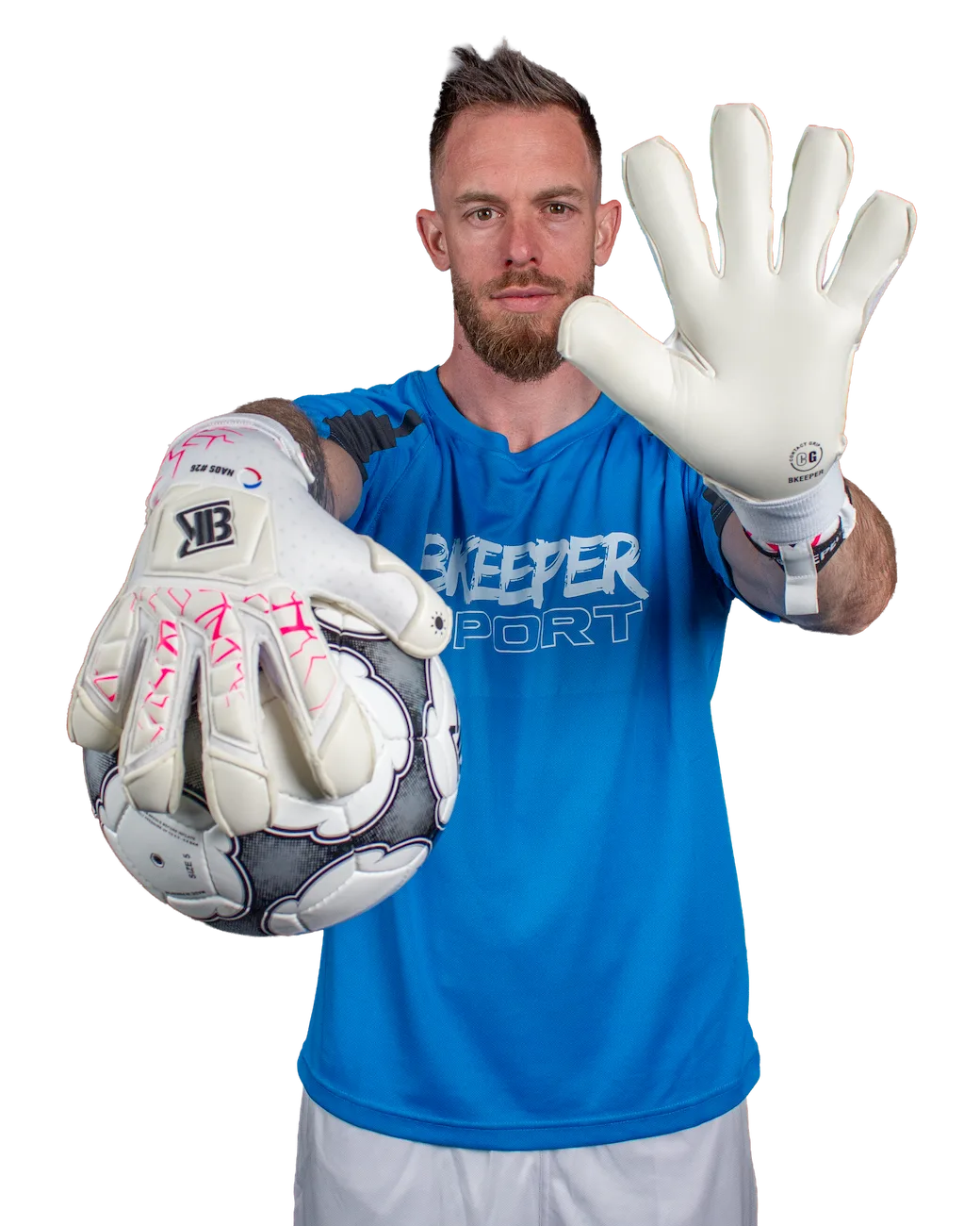 Bkeeper NAOS #26 Pink Goalkeeper Gloves (Adult)