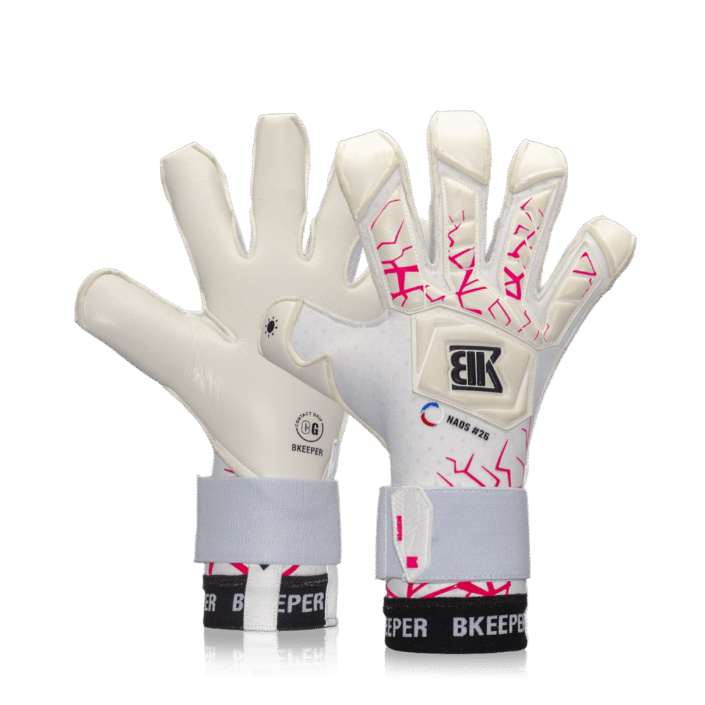Bkeeper NAOS #26 Pink Goalkeeper Gloves (Adult)