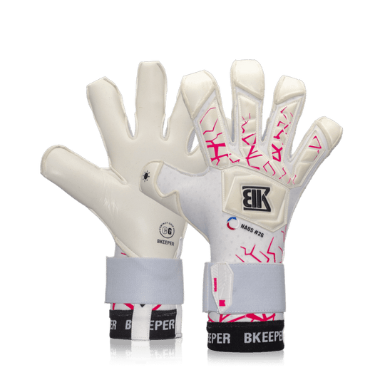 Bkeeper NAOS #26 Pink Goalkeeper Gloves (Adult)