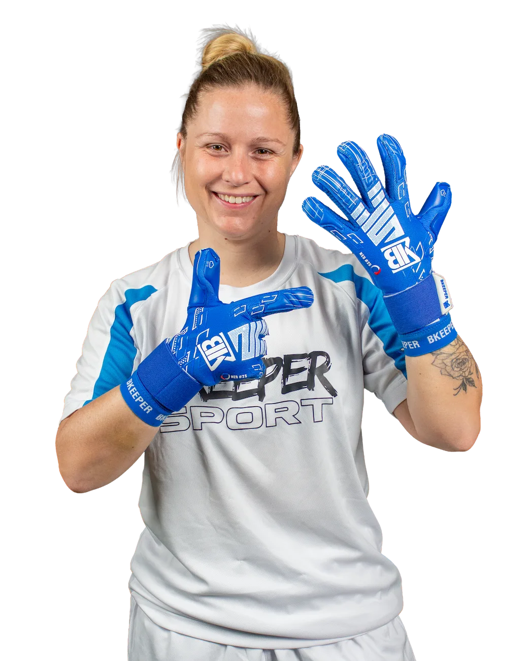 Bkeeper NEO #25 Aqua Goalkeeper Gloves (Adult)