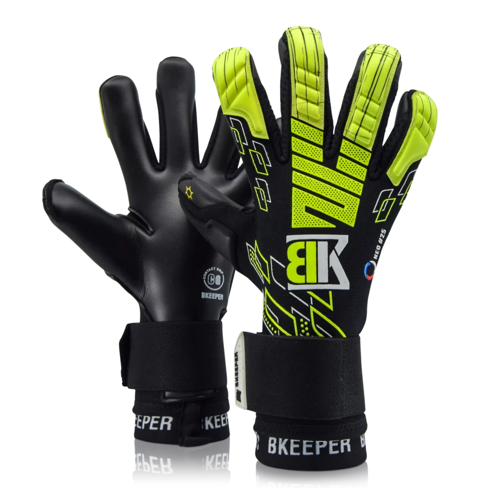 Bkeeper NEO #25 Black Goalkeeper Gloves (Adult)