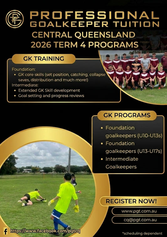 2026 PGT-CQ Term 4 GK Foundation Training Sessions - Rockhampton