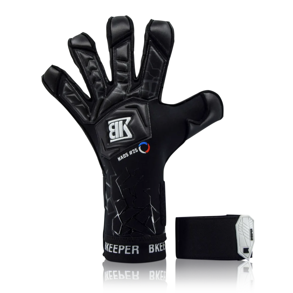 Bkeeper NAOS #25 Black Goalkeeper Gloves (Adult)