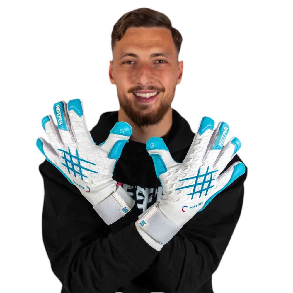 Bkeeper PIKE #25 Aqua Goalkeeper Gloves (Adult)