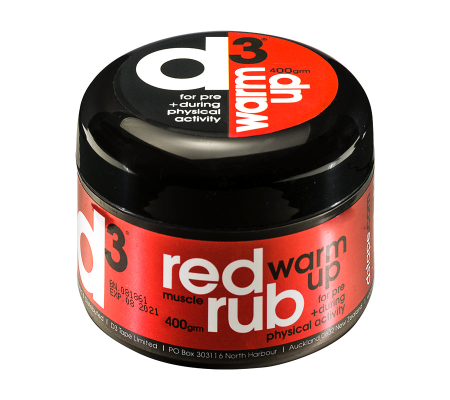 d3 Red Muscle Warm Up Rub