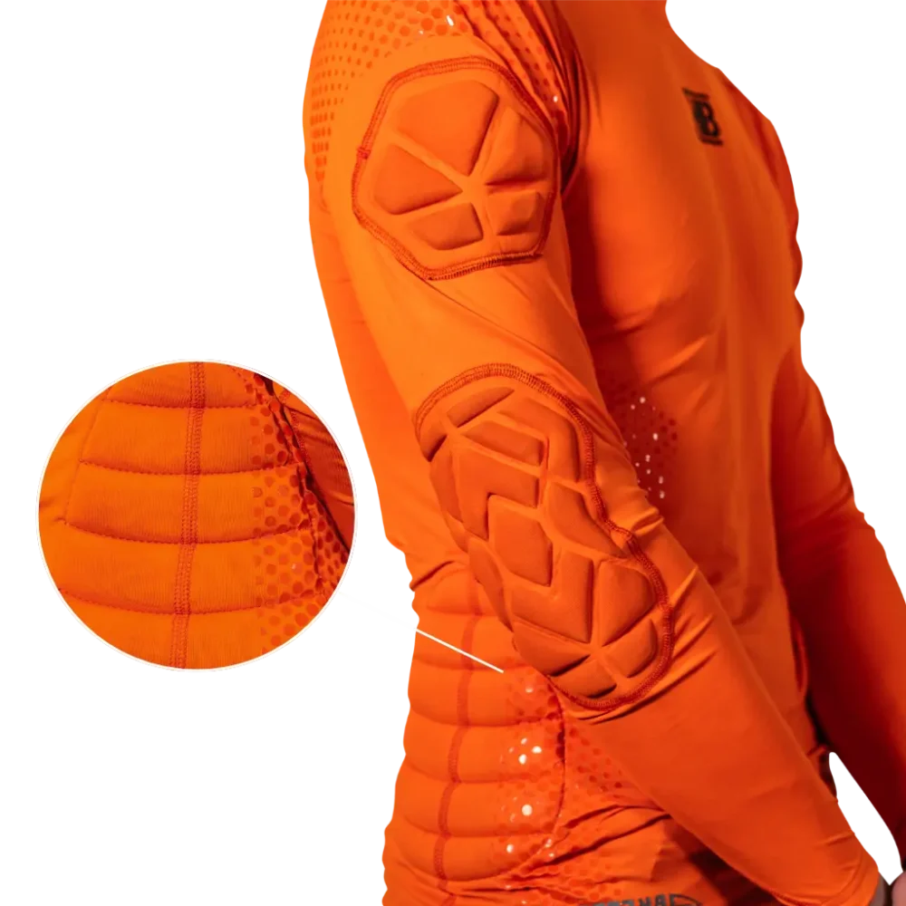 Bkeeper Reinforced Compression Base Layer (Orange) Technical Clothing
