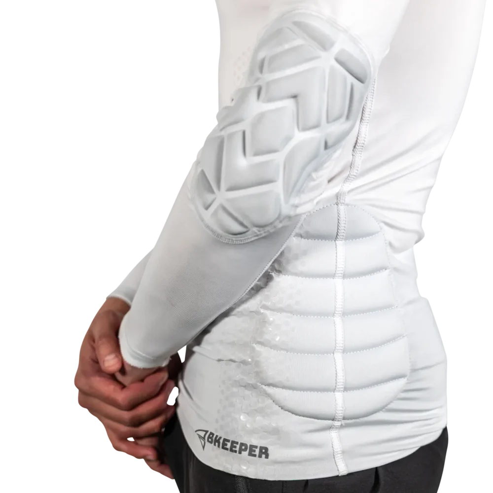Bkeeper Reinforced Compression Base Layer (White) Technical Clothing